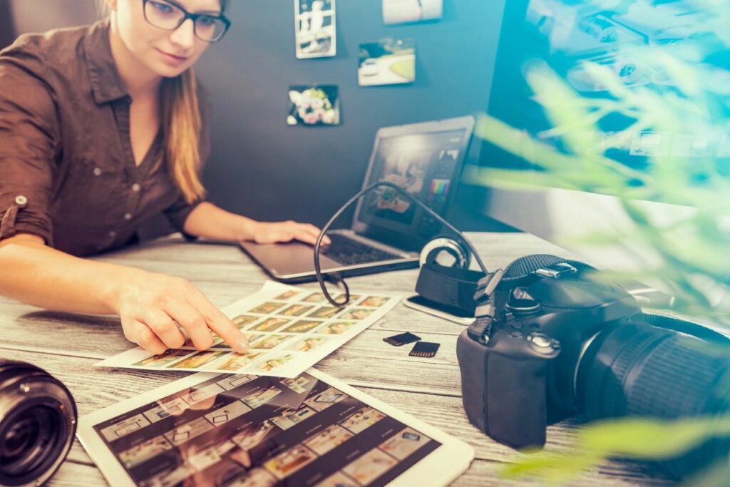 Photo editors like this lady shoot RAW, but most beginners don't do heavy duty photo editing, so they can safely ignore the "always shoot RAW" tip.