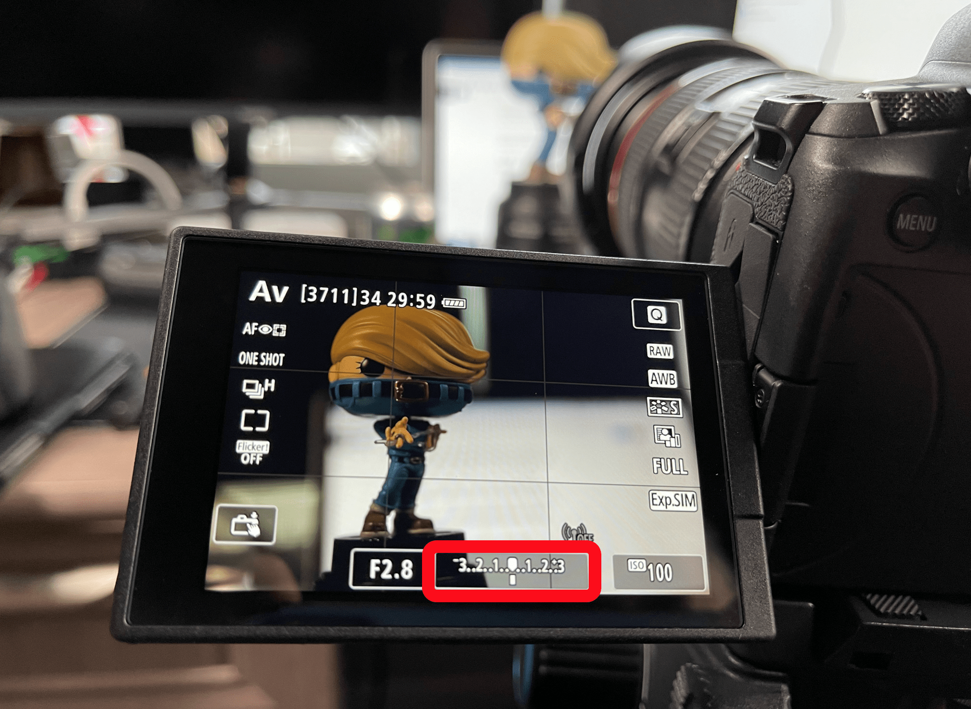 how to set canon camera settings